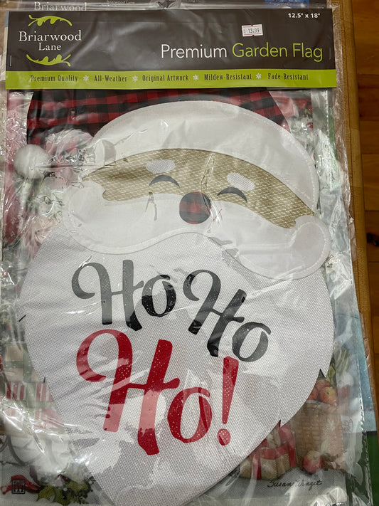 Santa Ho Ho Garden Flag