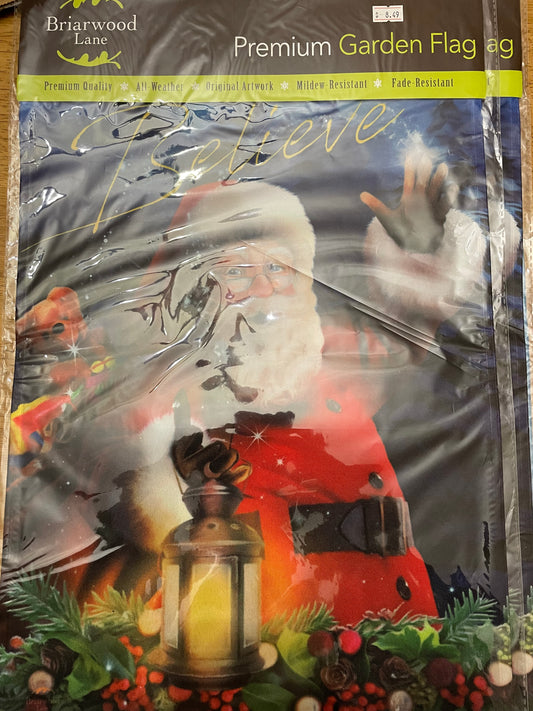 Santa Garden Flag