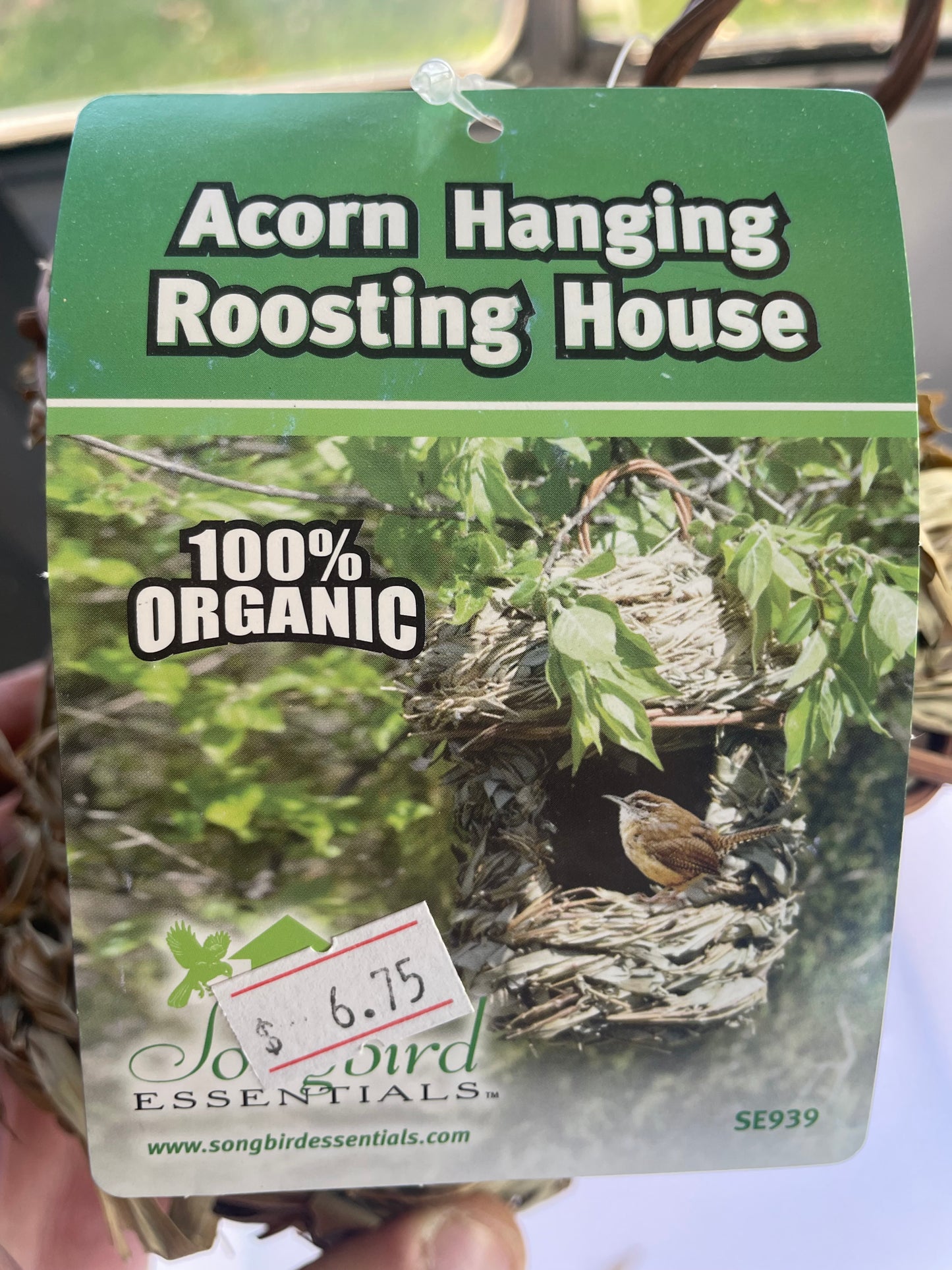 Acorn Hanging Roosting House