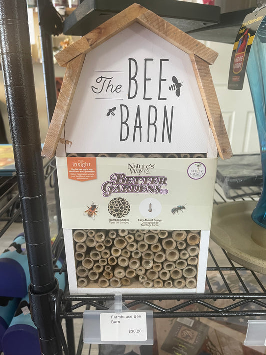 The BEE BARN bee house