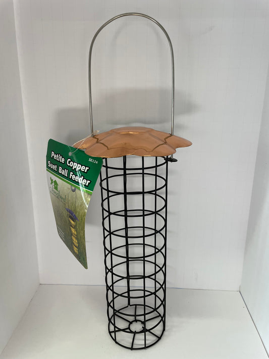 Petite Copper Roof Suet Ball Feeder